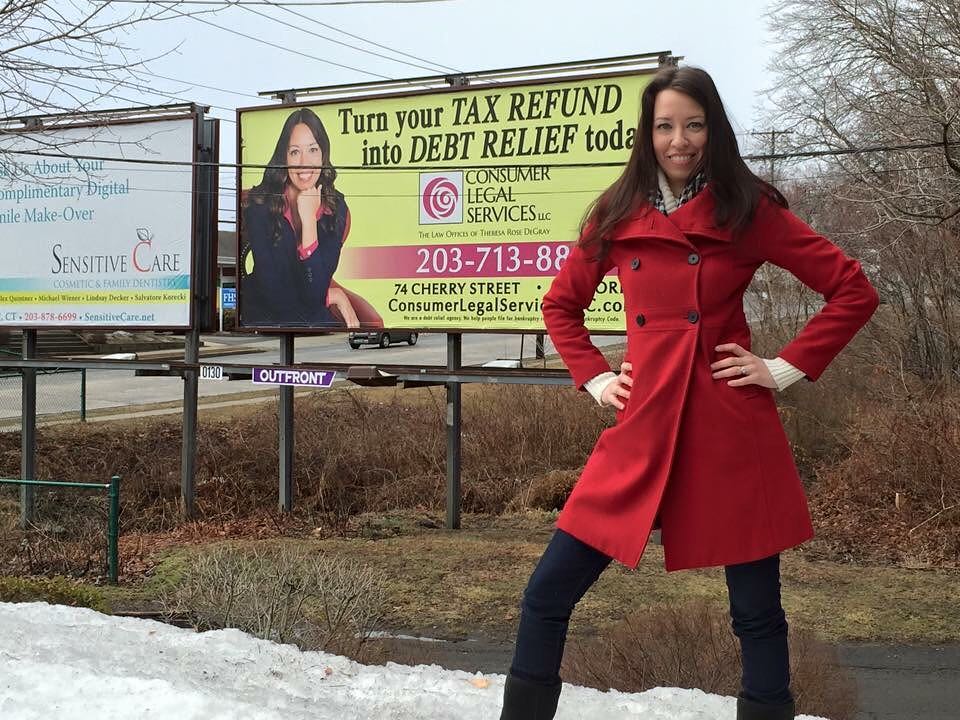 Billboard in the snow